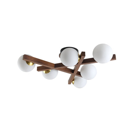 Matya Wood Ceiling Light