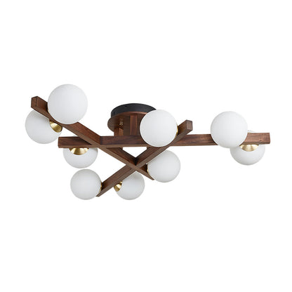 Matya Wood Ceiling Light
