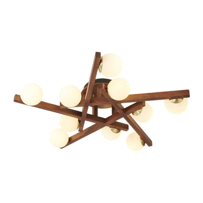 Matya Wood Ceiling Light