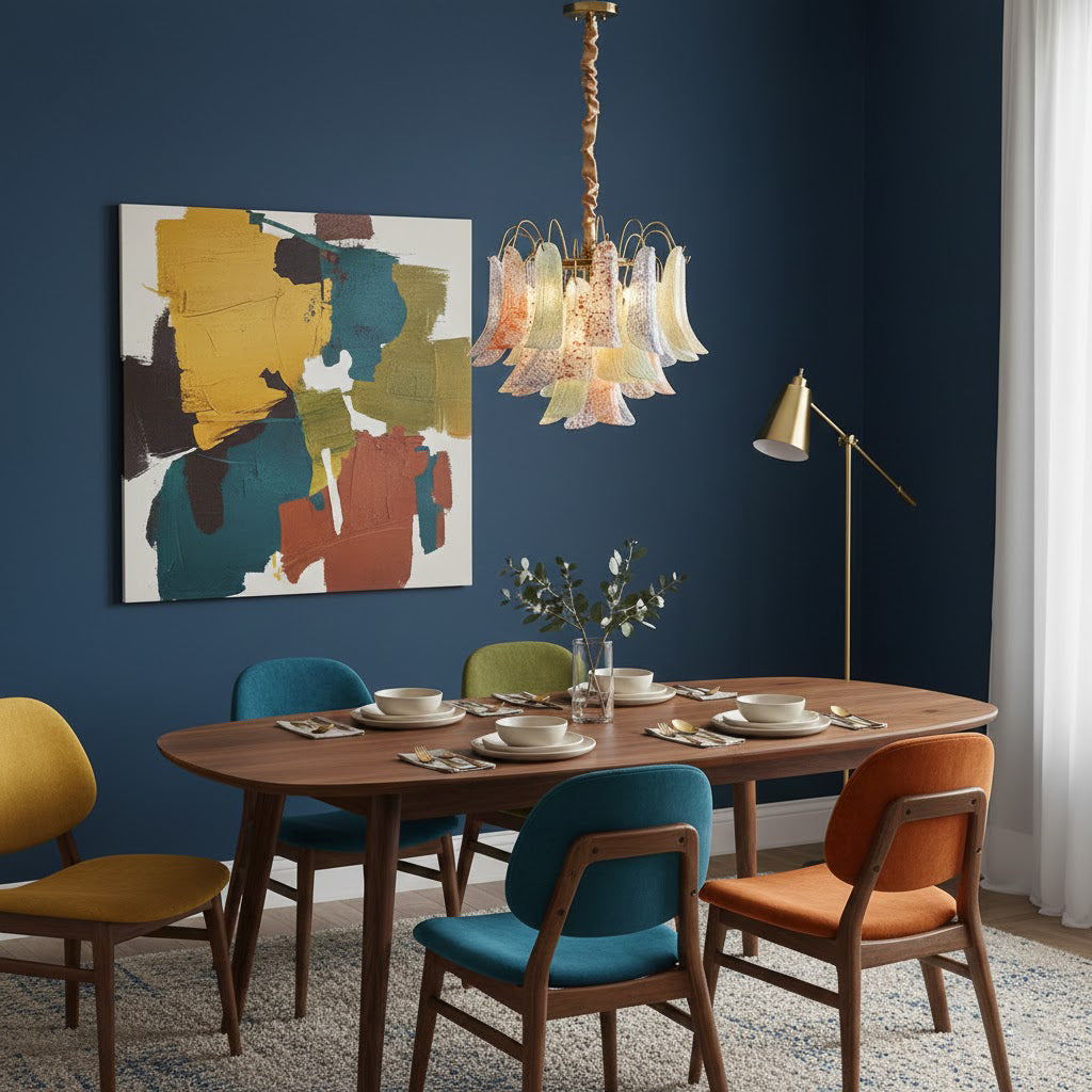 Mazzega Murano Glass Chandelier