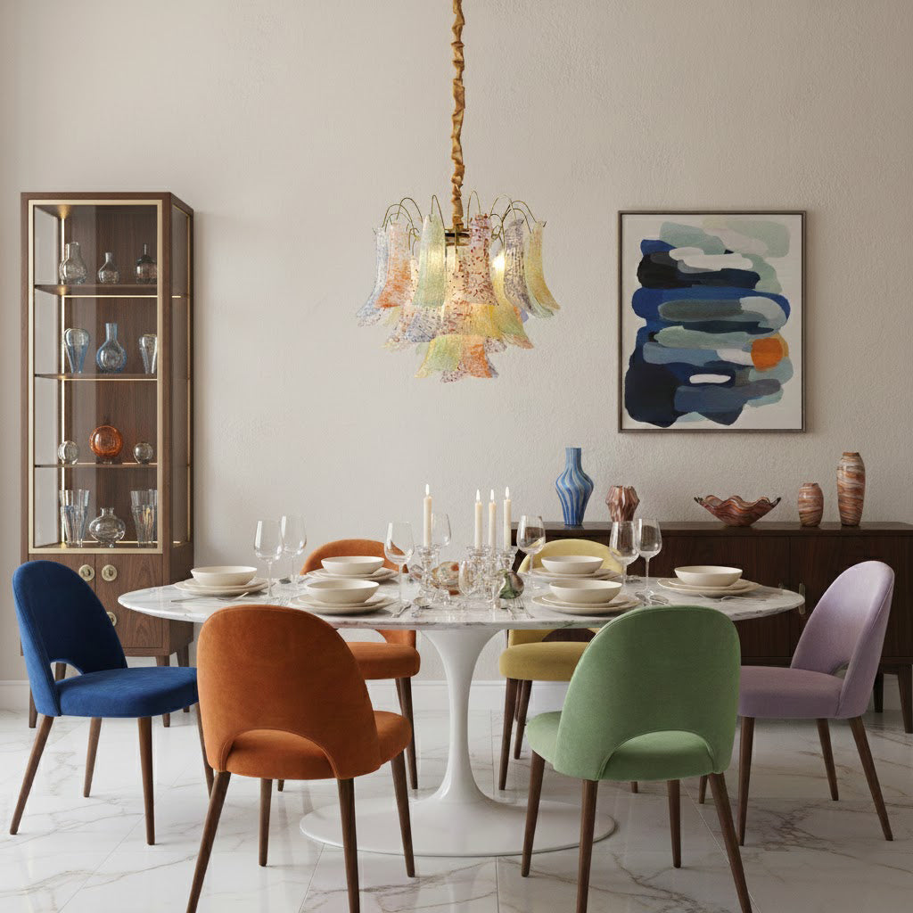 Mazzega Murano Glass Chandelier