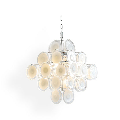 Medallion Glass Chandelier