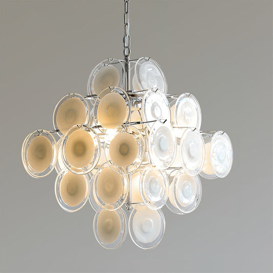 Medallion Glass Chandelier