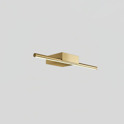 Metallic Streamlined Wall Lamp