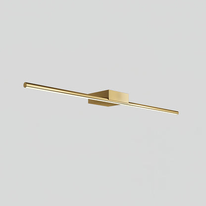 Metallic Streamlined Wall Lamp