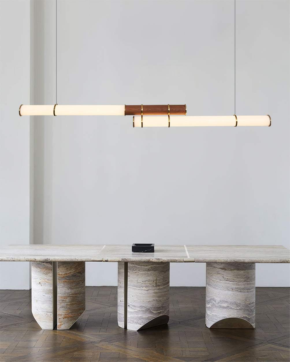 Mini Endless Double Chandelier
