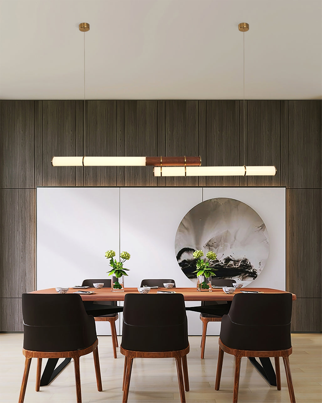 Mini Endless Double Chandelier