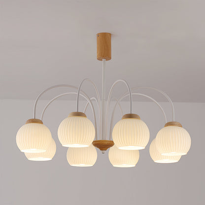 Molecural Wood Chandelier