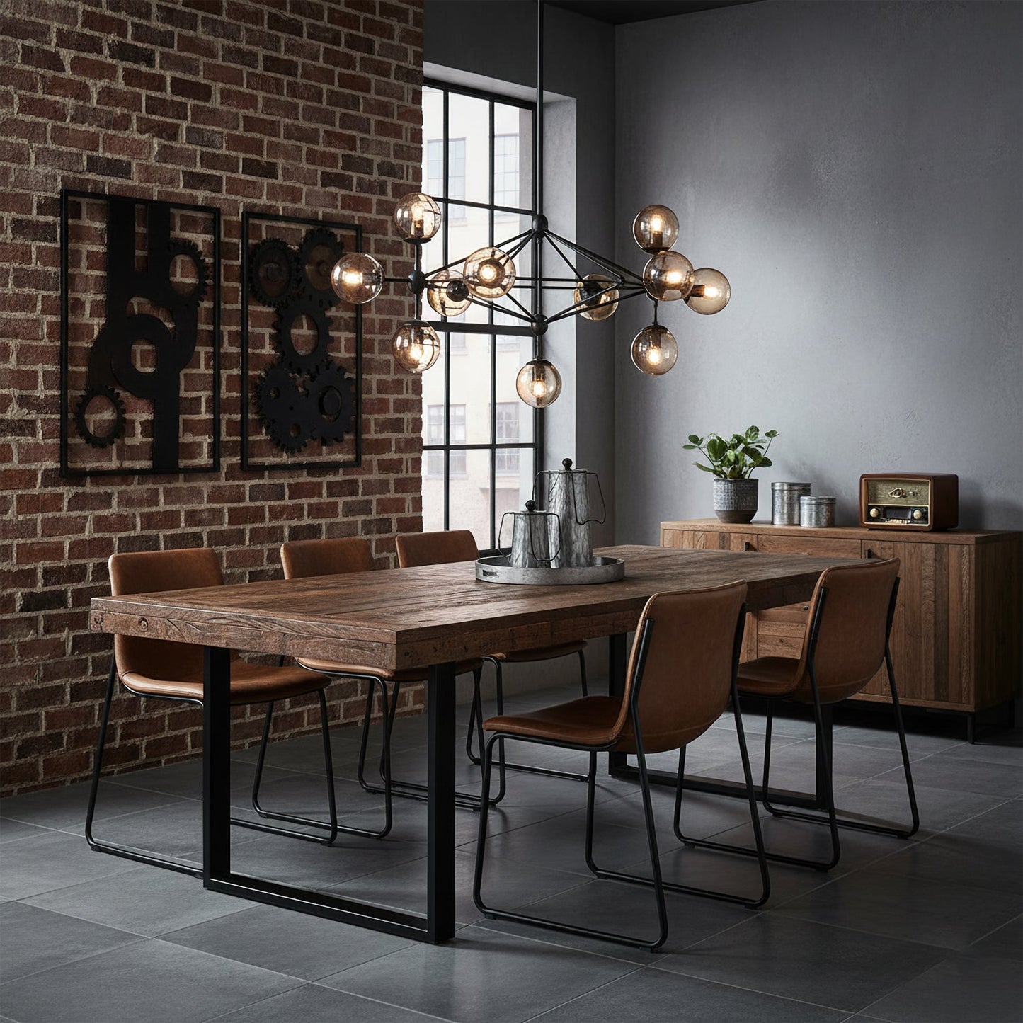 Moto Chandelier