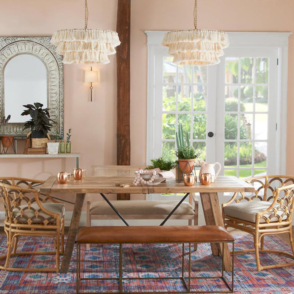 Multicolor Tassel Chandeliers