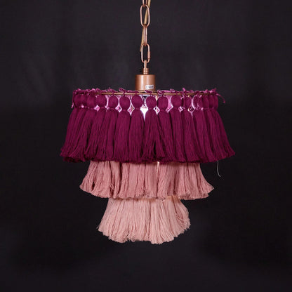 Multicolor Tassel Chandeliers