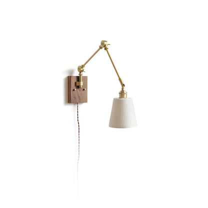 Murale Swing Arm Plug In Wall Lamp