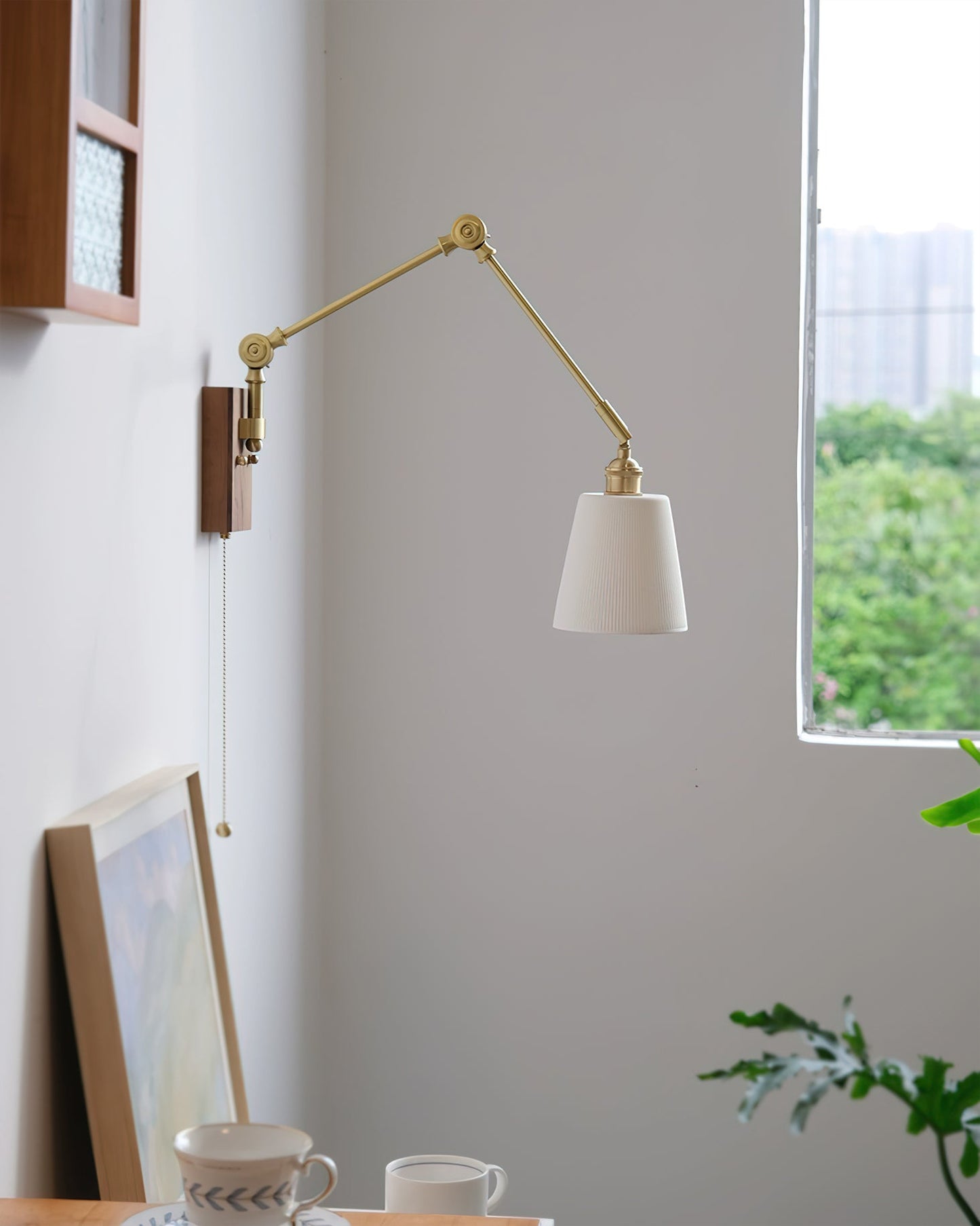 Murale Swing Arm Wall Lamp