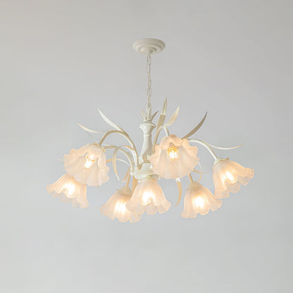 Murano Cream Chandelier