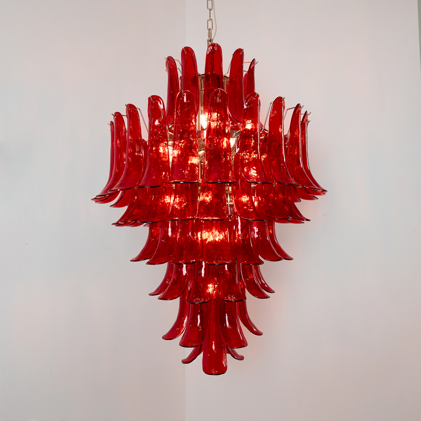 Murano Red Chandelier