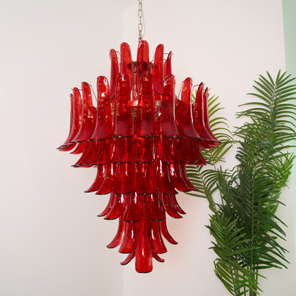 Murano Red Chandelier