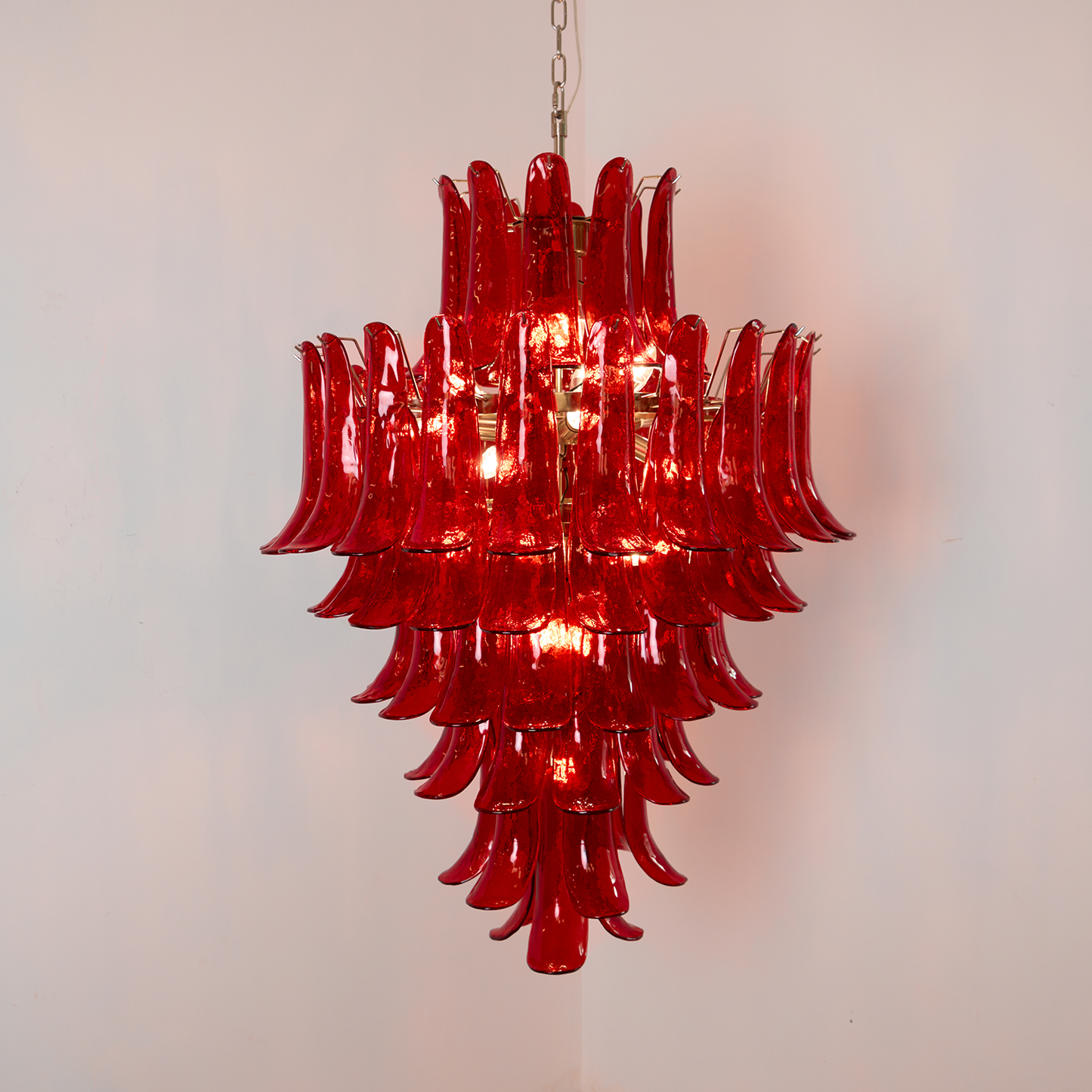 Murano Red Chandelier
