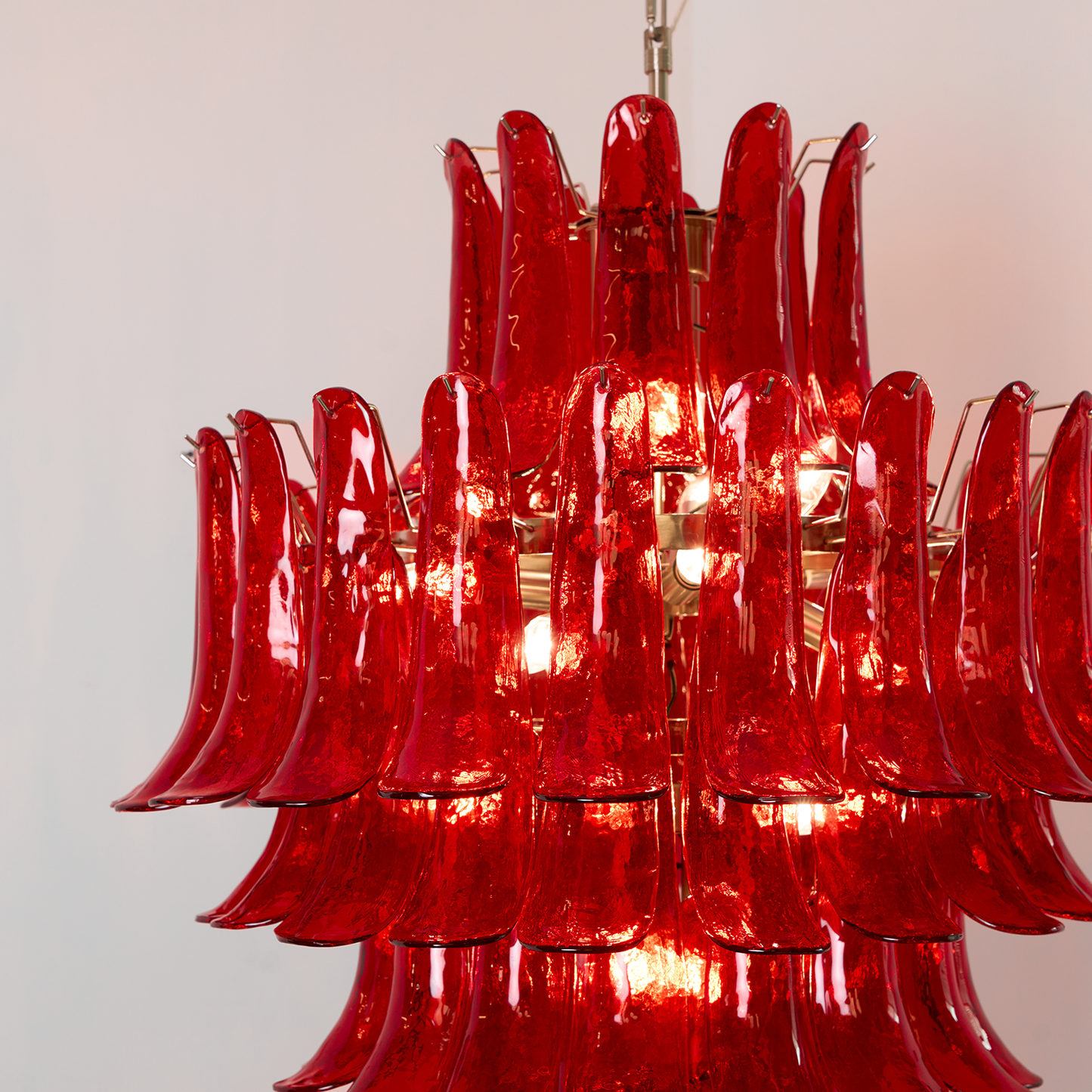 Murano Red Chandelier
