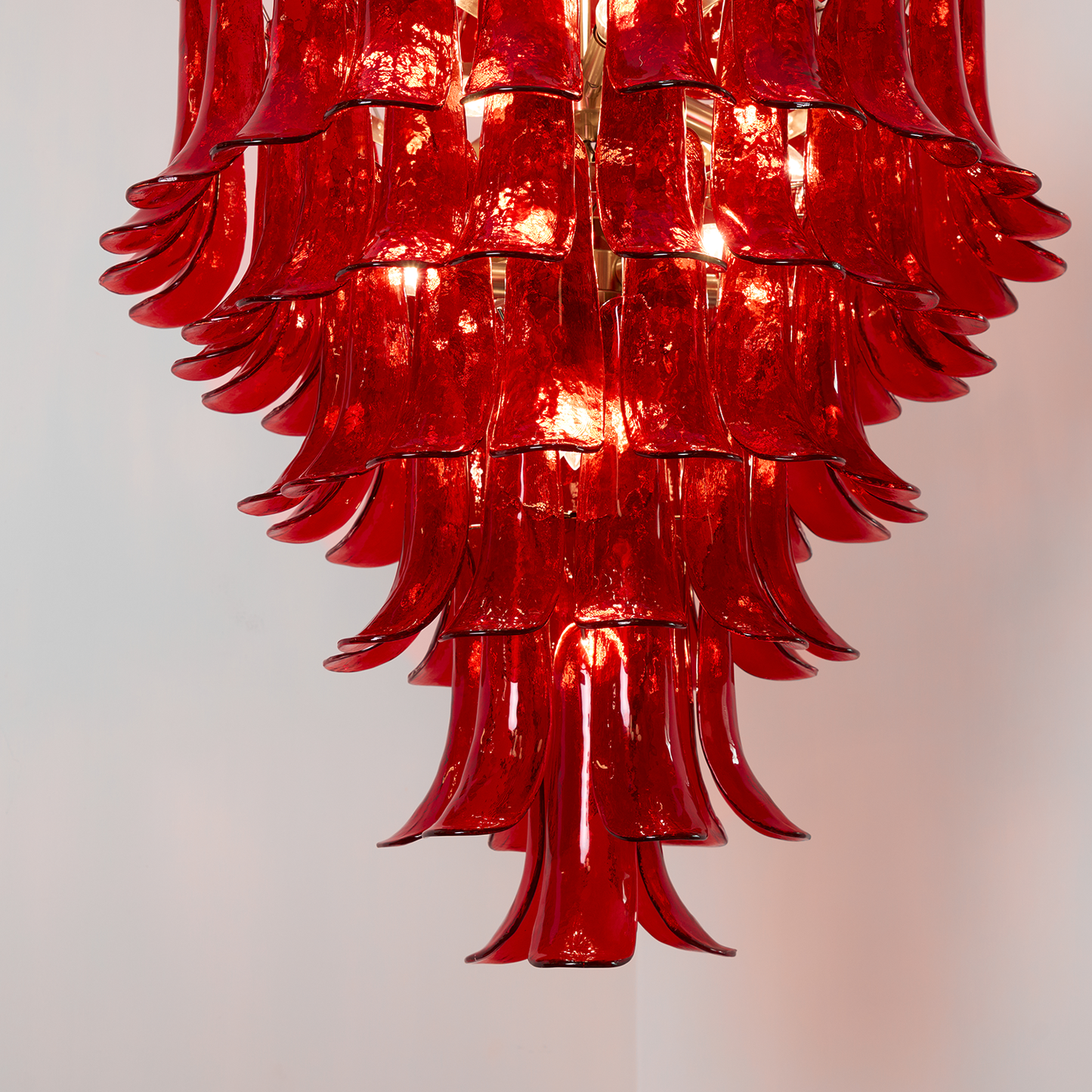Murano Red Chandelier