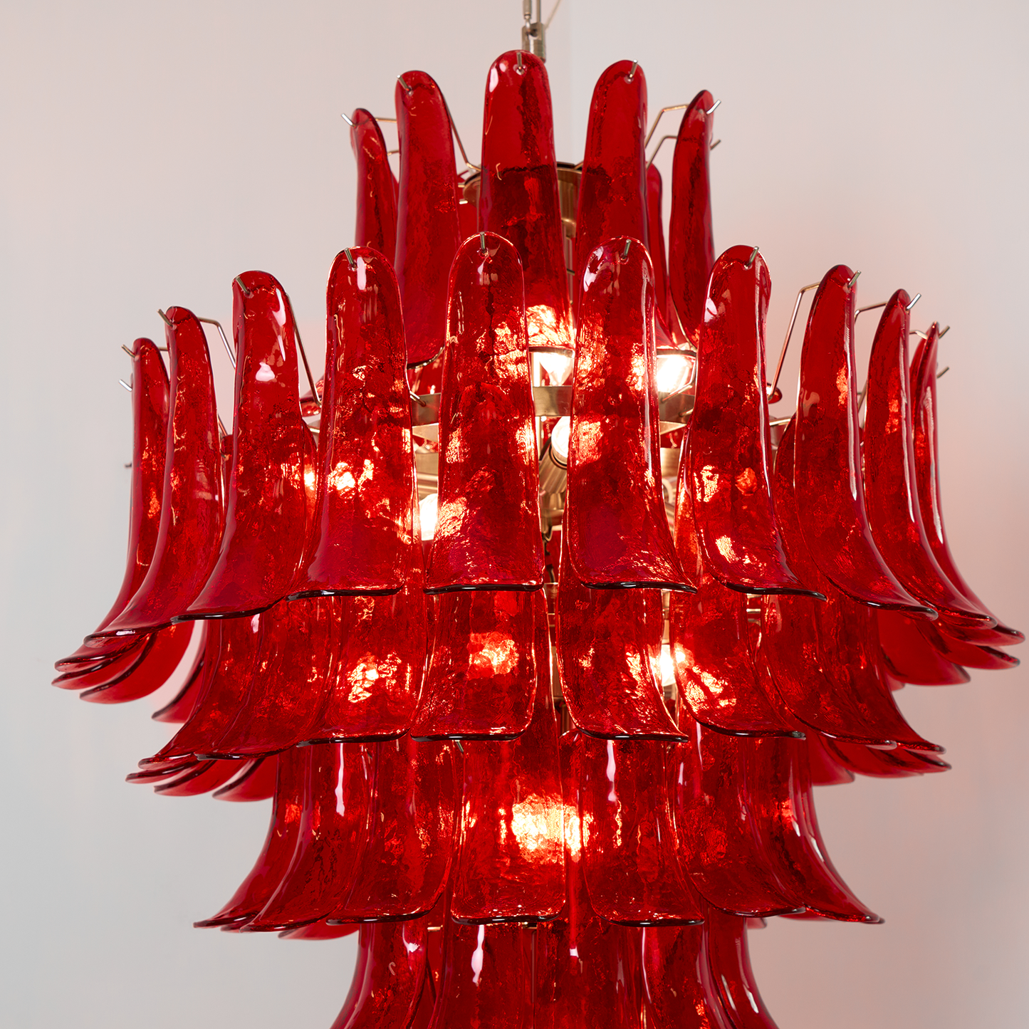 Murano Red Chandelier