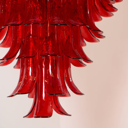 Murano Red Chandelier