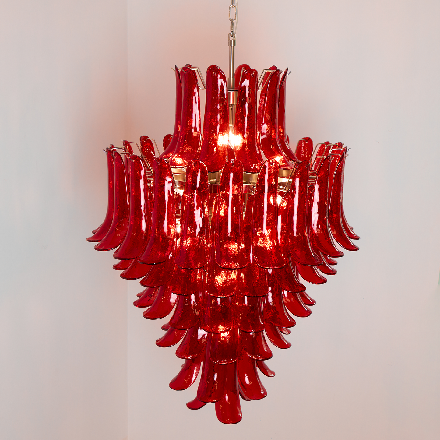Murano Red Chandelier
