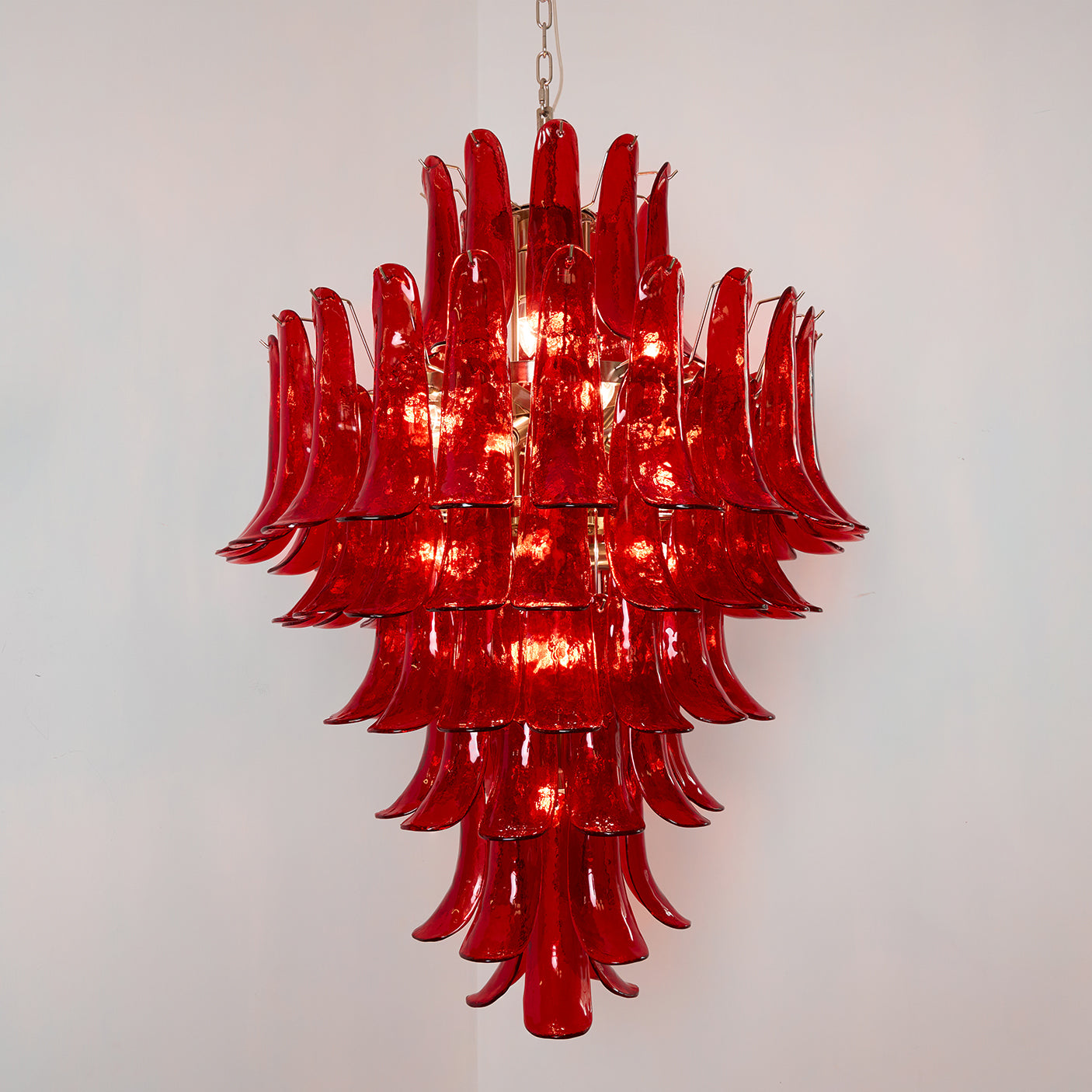 Murano Red Chandelier