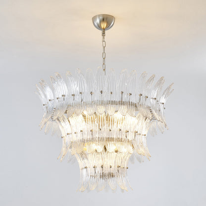 Murano Glass Palm Chandelier