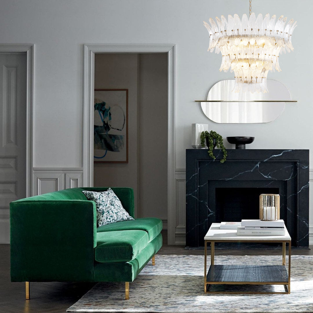 Murano Glass Palm Chandelier