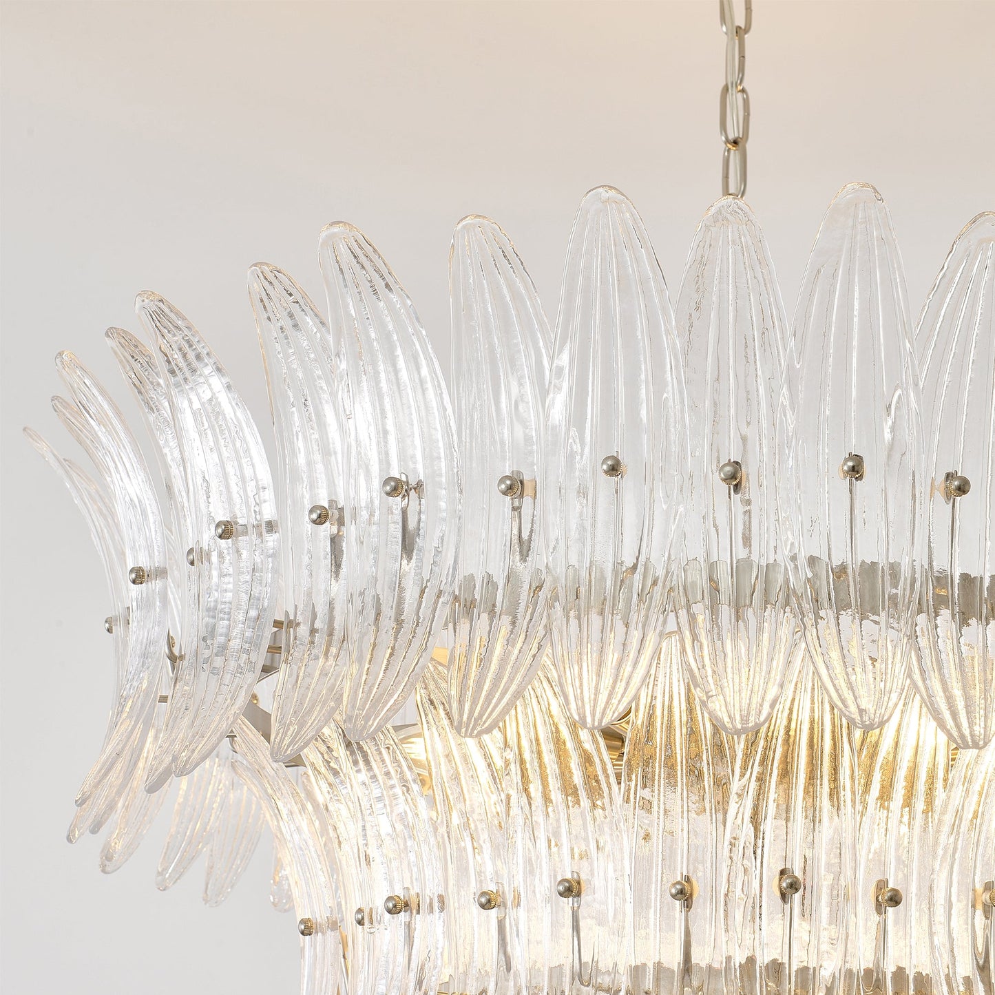 Murano Glass Palm Chandelier