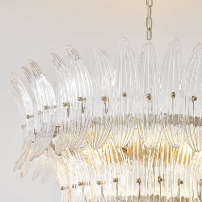 Murano Glass Palm Chandelier