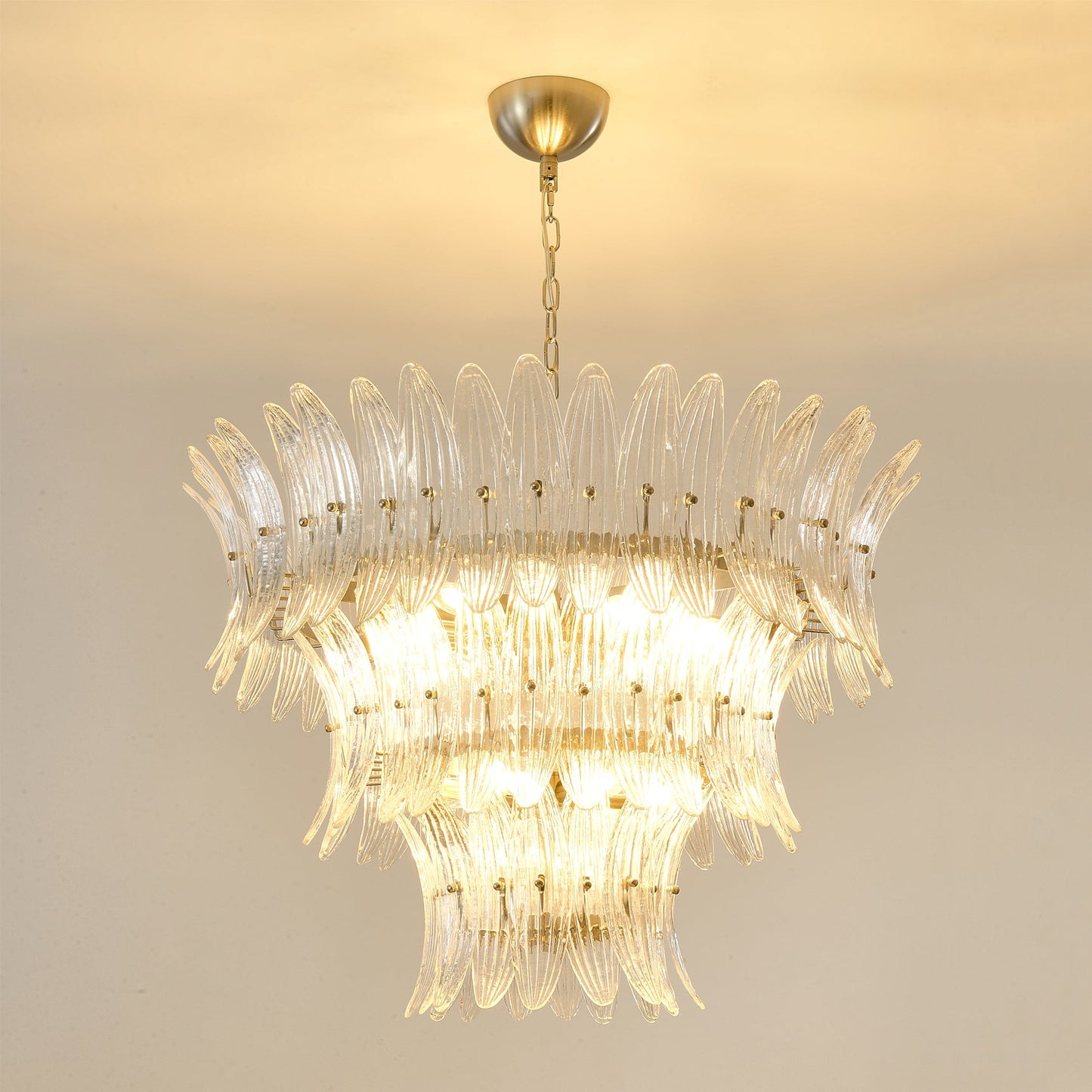 Murano Glass Palm Chandelier