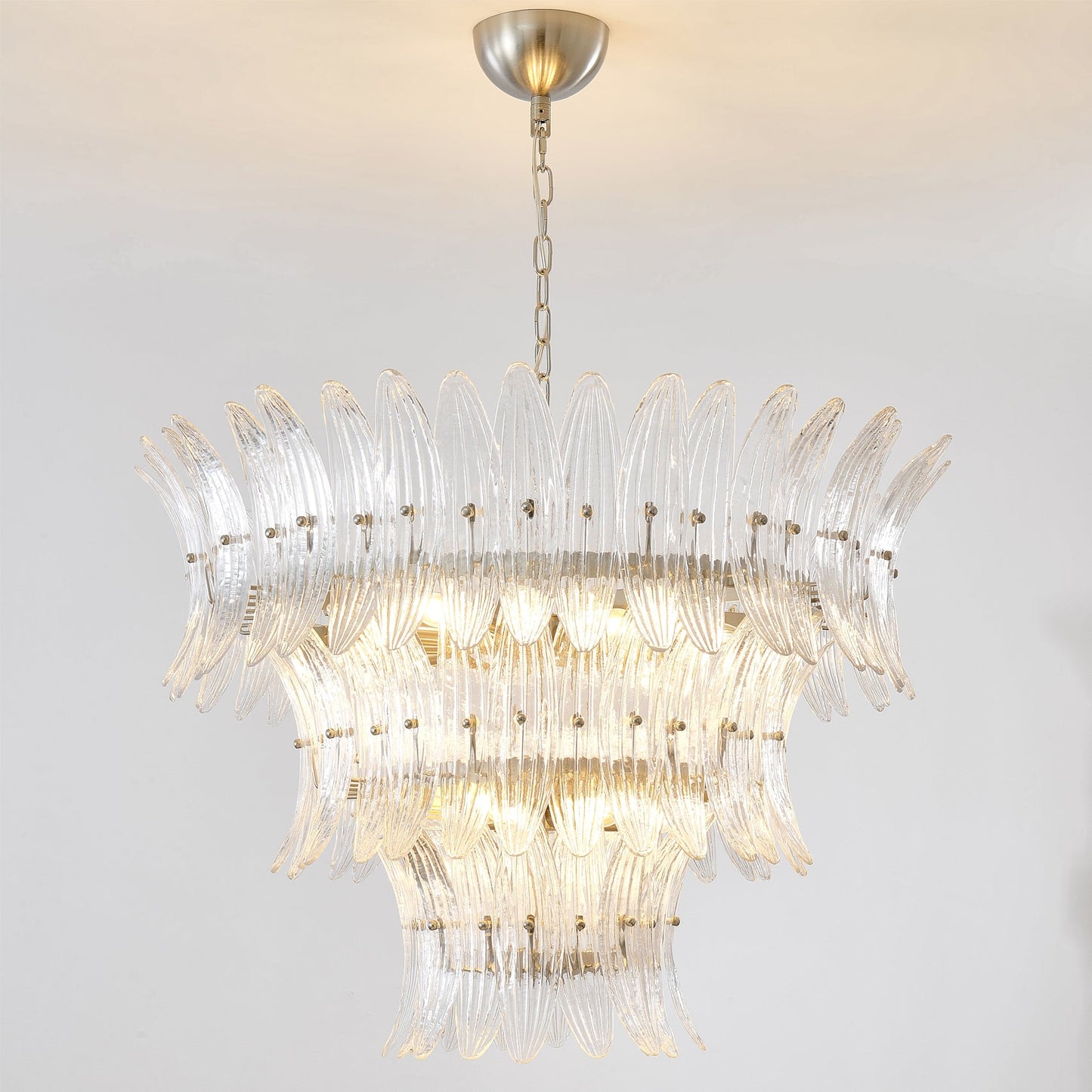 Murano Glass Palm Chandelier