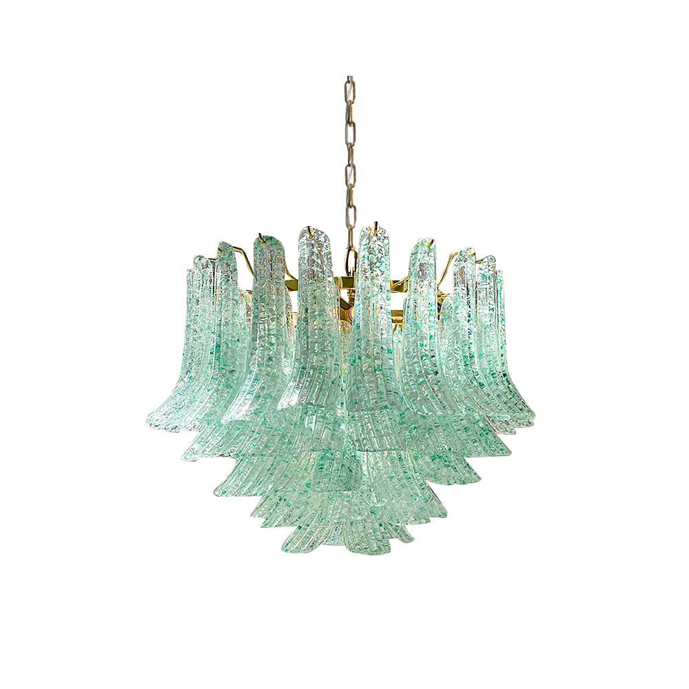 Murano Green Chandelier