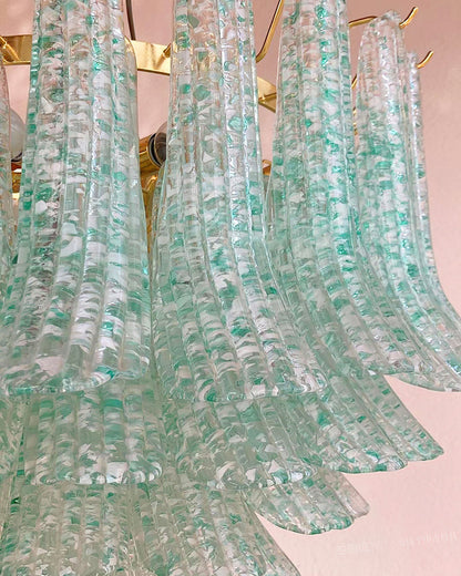 Murano Green Chandelier