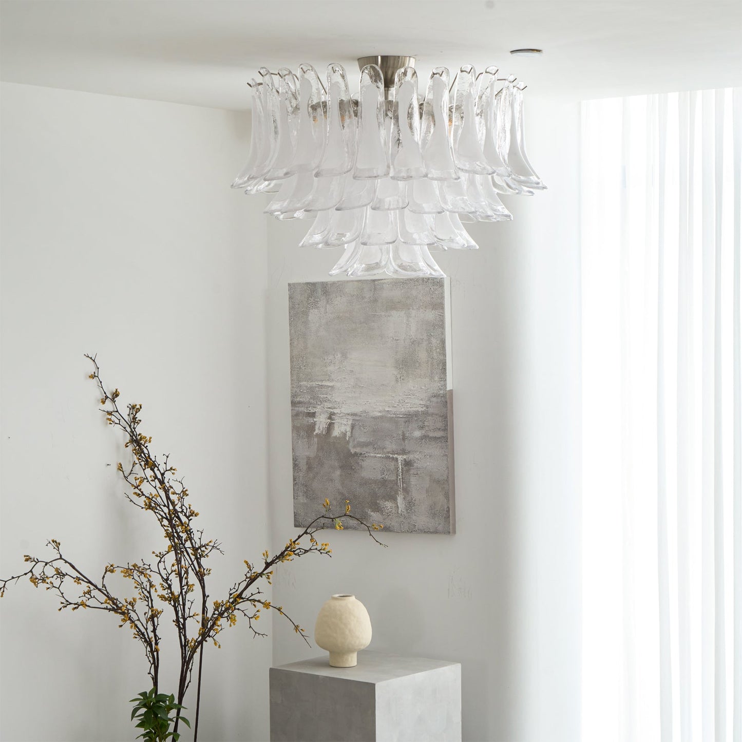 Murano Petal Ceiling Light