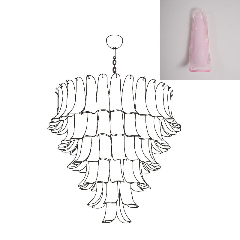 Murano Petal Chandelier