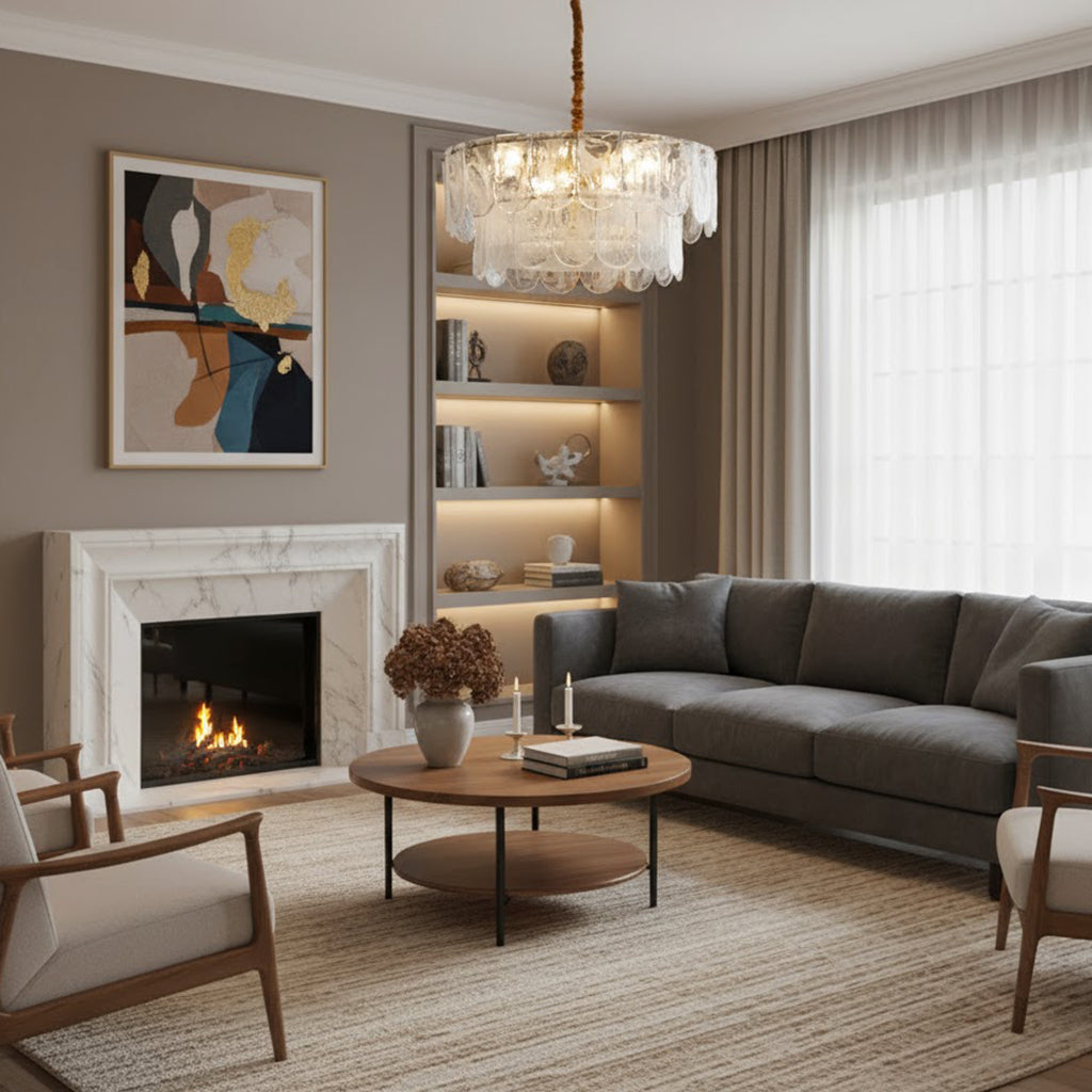 Nason Brass Chandelier