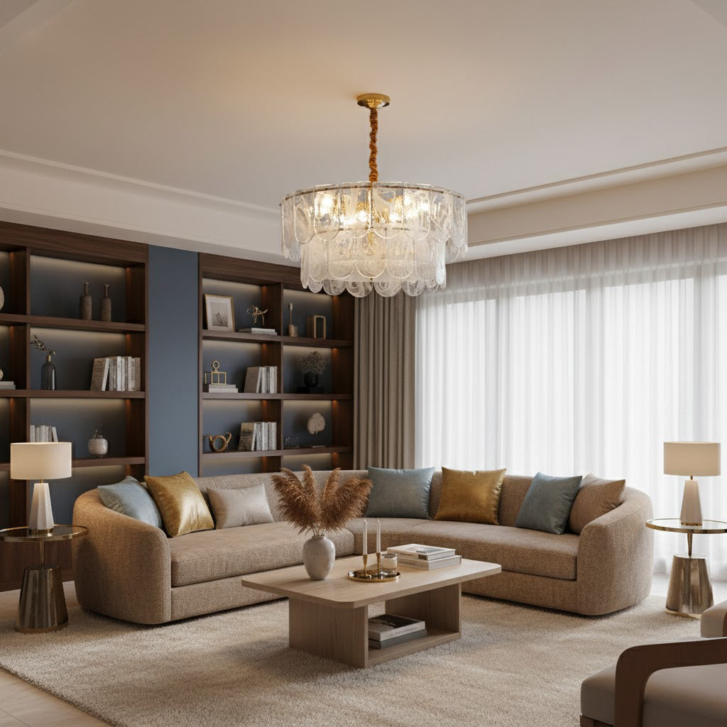 Nason Brass Chandelier