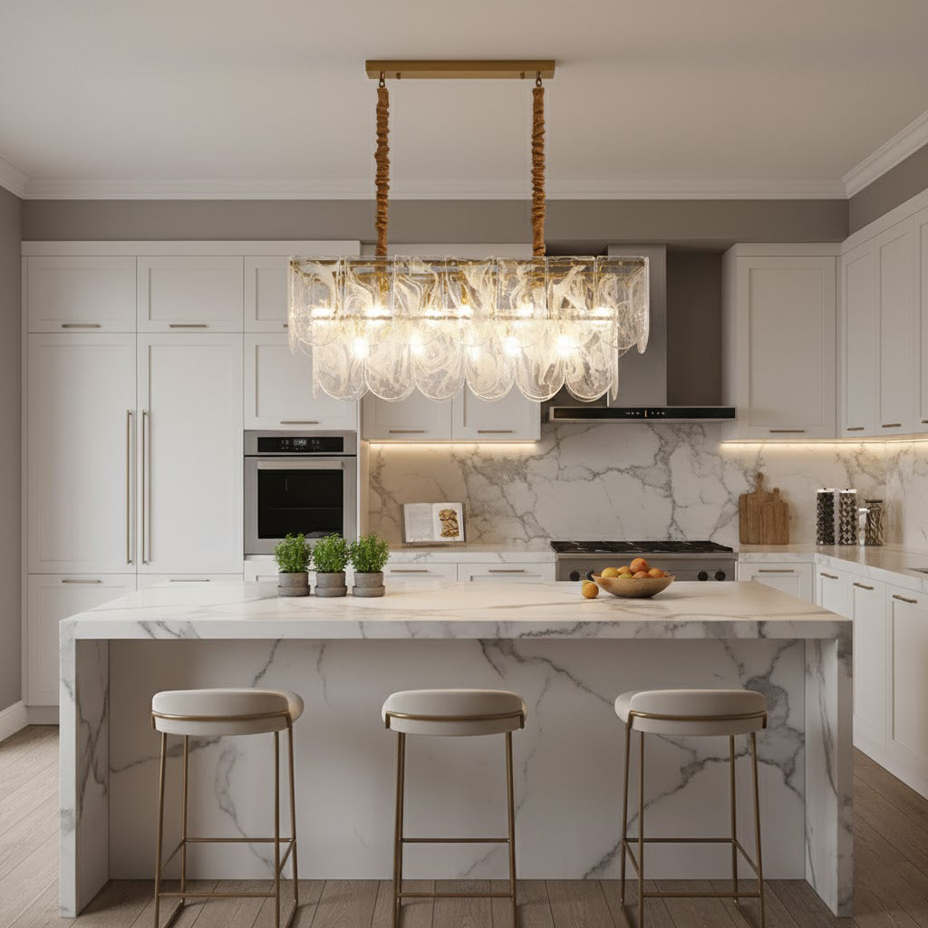 Nason Brass Chandelier