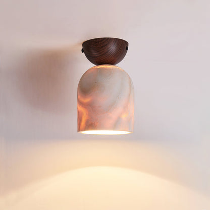 Noncu Travertine Ceiling Lamp