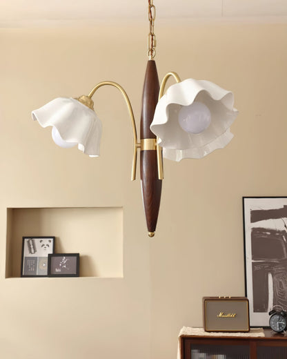 Olina Flower Ceramics Chandelier