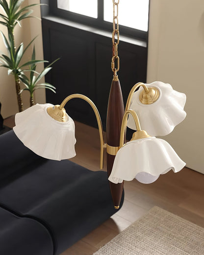 Olina Flower Ceramics Chandelier