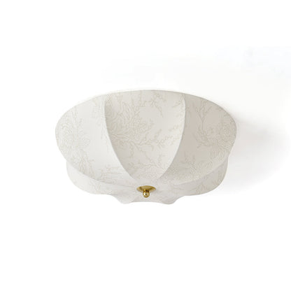 Orchid Fabric Ceiling Lamp