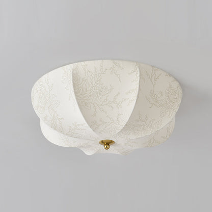 Orchid Fabric Ceiling Lamp