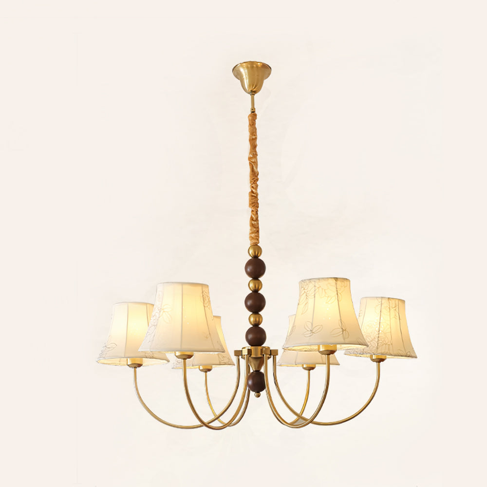 Orchid Fabric Chandelier