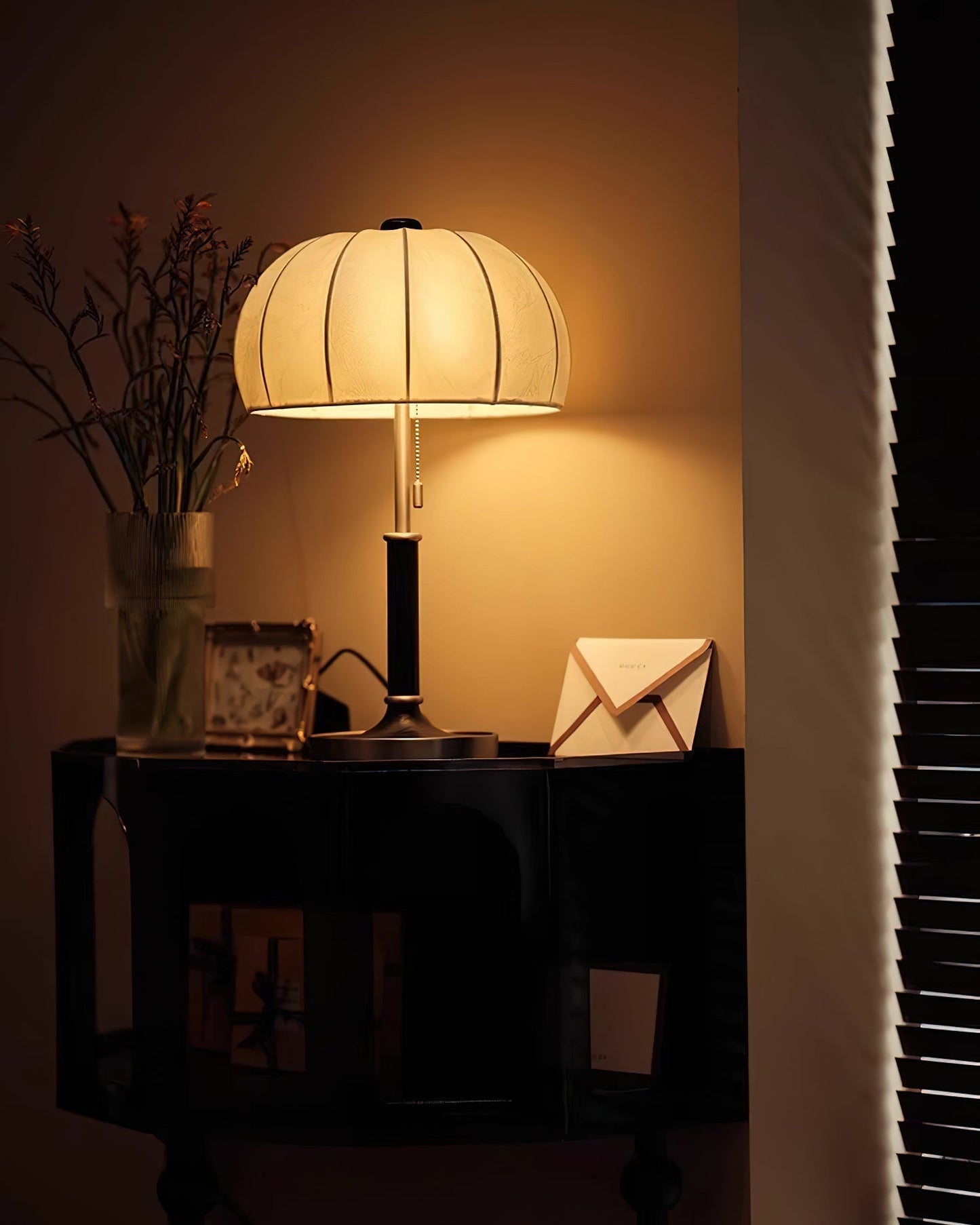 Orchid Fabric Table Lamp