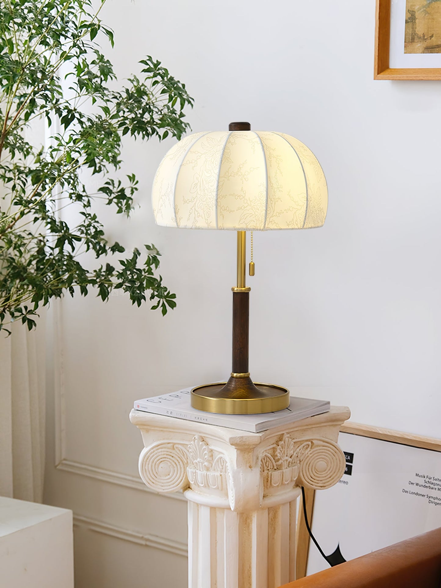 Orchid Fabric Table Lamp