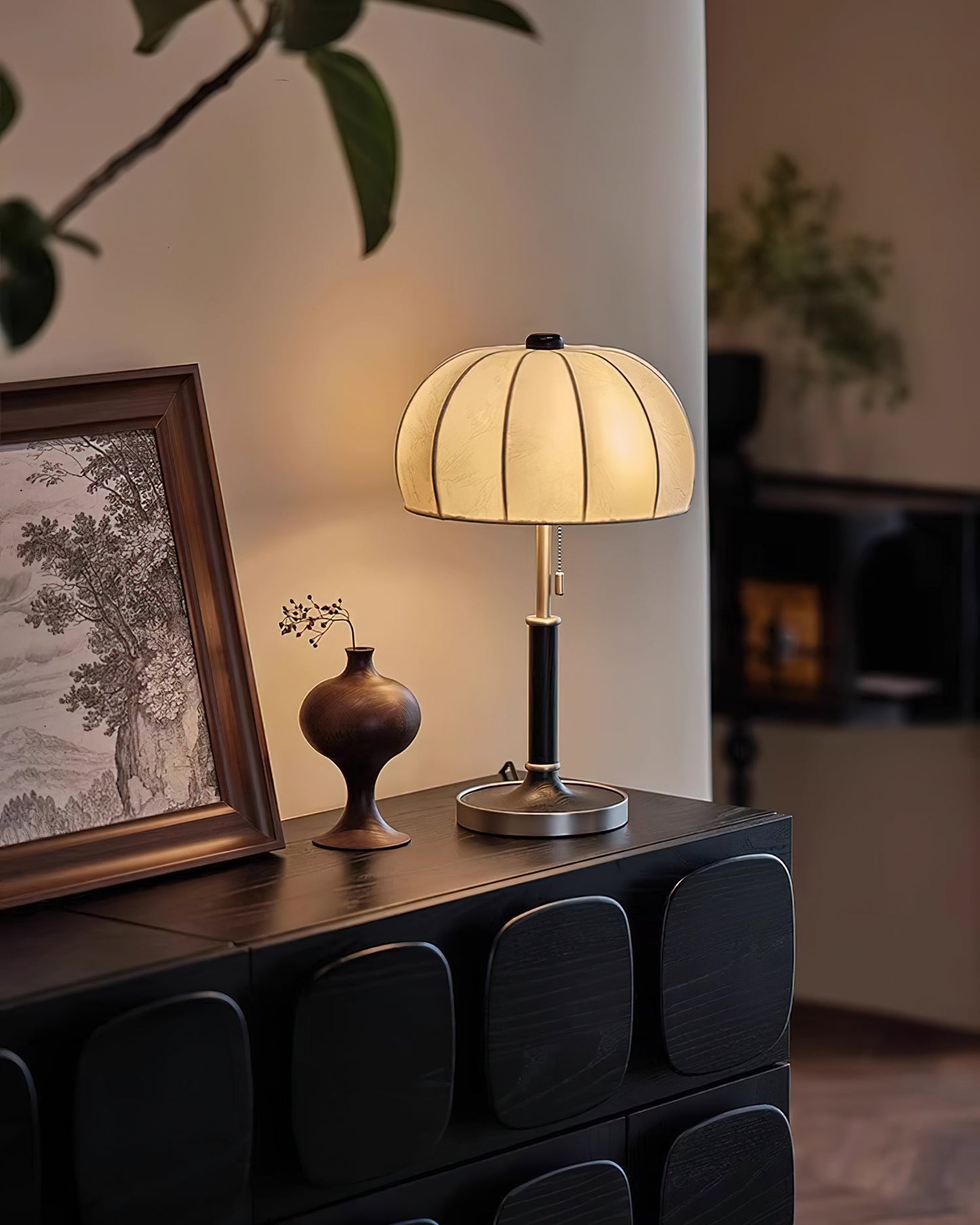 Orchid Fabric Table Lamp