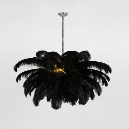 Ostrich Feather Chandeliers
